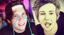 Reaccionando a dibujos de fans de Rubius